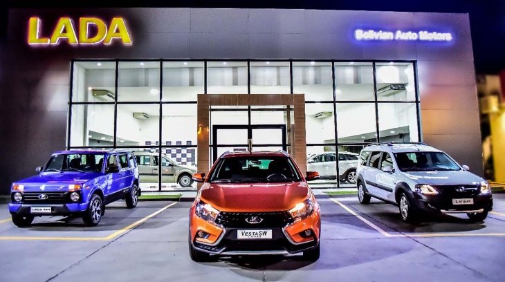 Начались продажи Lada Vesta и Lada Largus в Боливии